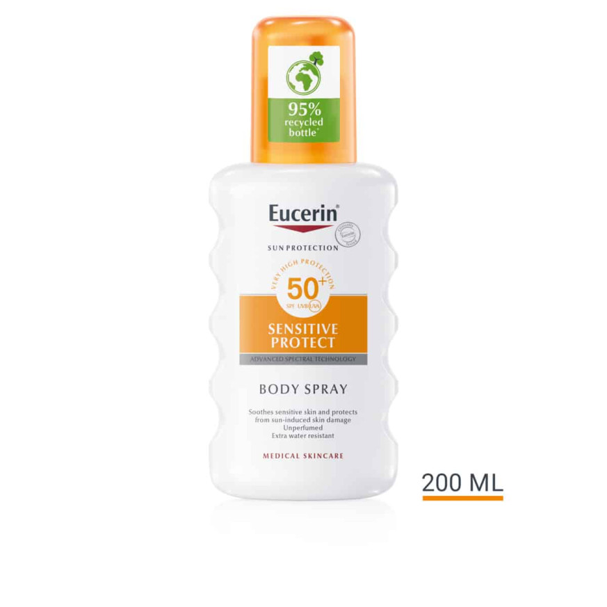 Eucerin Слънцезащитен спрей за тяло SENSITIVE PROTECT SPF 50+ 200 мл