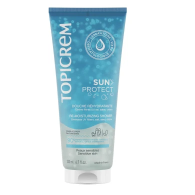 TOPICREM SUN PROTECT РЕХИДРАТИРАЩ ДУШ ГЕЛ 200МЛ