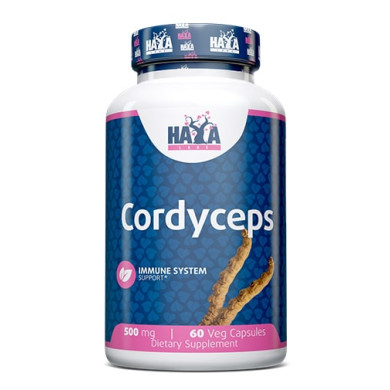 HAYA LABS Cordyceps 500 mg / 60 Vcaps