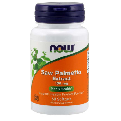 Now - Saw Palmetto Extract / Сау Палмето Екстракт160 Мг - 60 Дражета