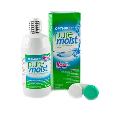 Opti-Free Pure Moist Разтвор за контактни лещи х300 мл