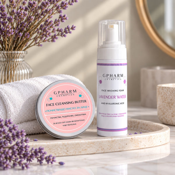 Комплект двойно почистване Lavender Gpharm 