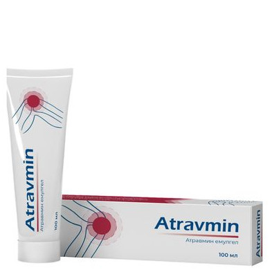 Атравмин емулгел против травми и контузии х100 мл Naturpharma