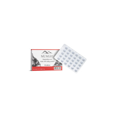 Мумио (шилажит) – Чист екстракт от Киргизстан, 200 mg, 30 таблетки