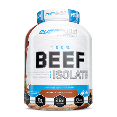 EVERBUILD 100% Beef Protein Isolate Двоен холандски шоколад 1816 g