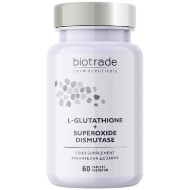BIOTRADE  L-Glutathione + Superoxide Dismutase, 60 таблетки