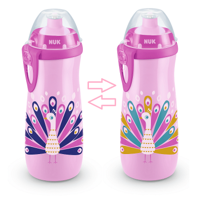 NUK чаша Sports Cup с клапа, 450мл,24+мес., Chameleon