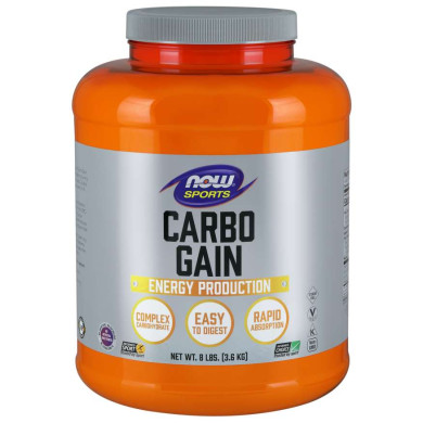 Now Sports - Carbo Gain - Complex Carbohydrate - 3629 г