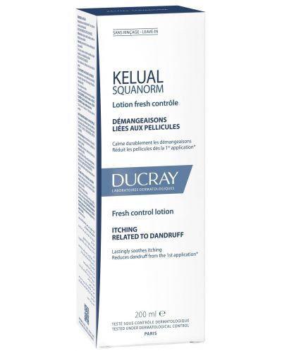 DUCRAY KELUAL SQUANORM Fresh Control Lotion противопърхотен лосион против сърбеж 200 мл