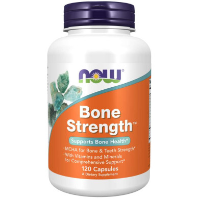 Now - Bone Strength / Формула За Кости / - 120 Капсули