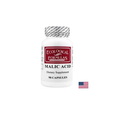 Malic Acid / Ябълчена киселина, 90 капсули Ecological Formulas