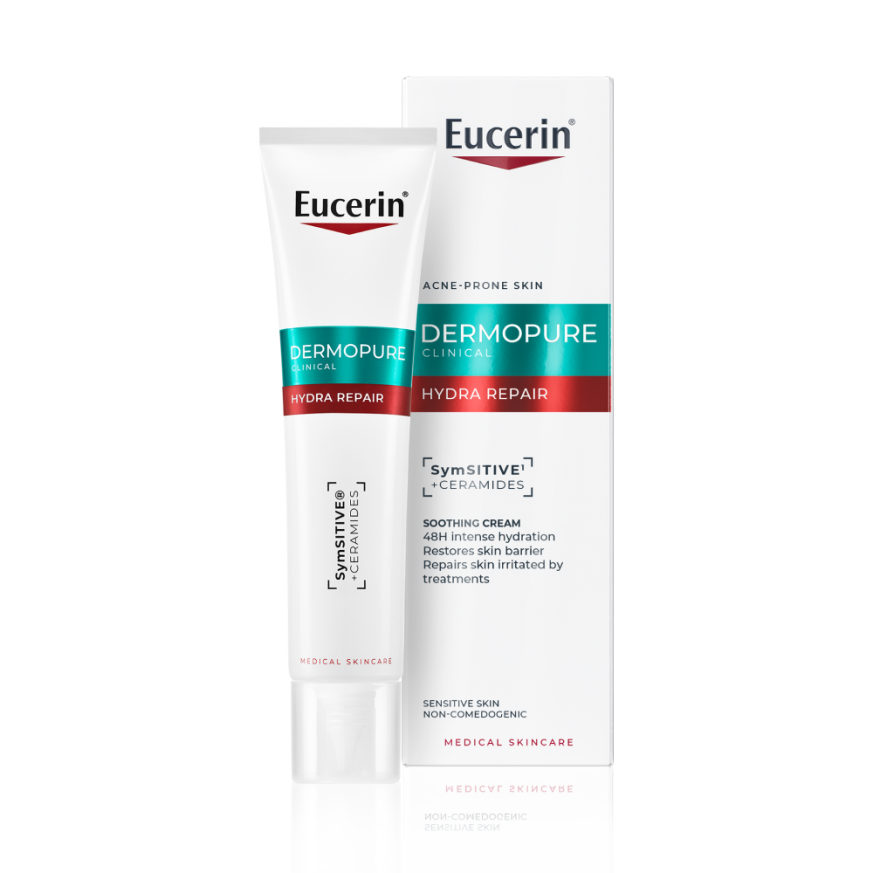Eucerin DERMOPURE CLINICAL HYDRA REPAIR  Интензивен хидратиращ крем 40 мл.