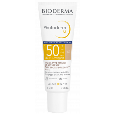 Bioderma Photoderm M Изсветляващ гел-крем SPF50+ Светъл 40мл
