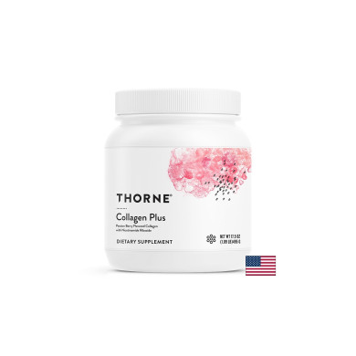 Колаген, серамиди и никотинамид рибозид - Collagen Plus – за сияеща кожа и здрава коса, 495 g, прах с аромат на маракуя