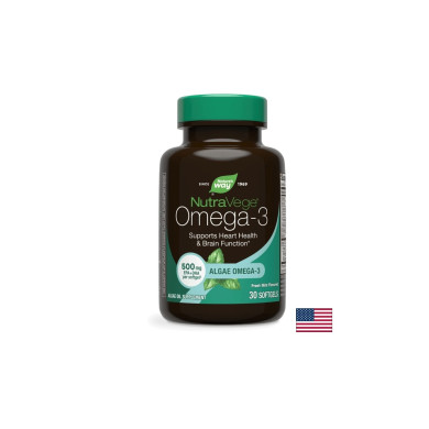 NutraVege Oмега-3 500 mg от водорасли Nature’s Way