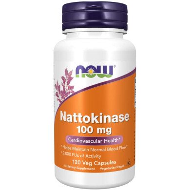 Now - Nattokinase /Натокиназа 100 Мг - 120 Капсули