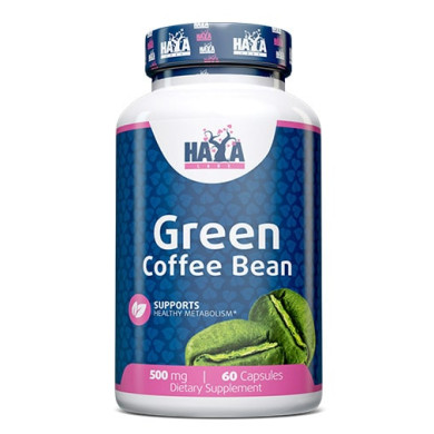Haya Labs Green Coffee Bean Extract / Екстракт от зърна на Зелено Кафе 500mg / 60 Caps.