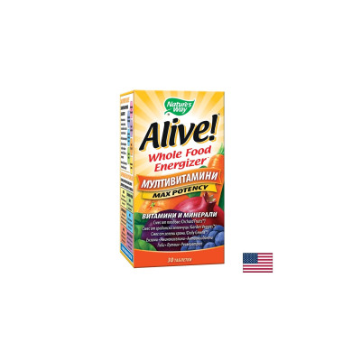 Alive! Multi-Vitamin / Алайв! Мултивитамини х 30 таблетки Nature’s Way
