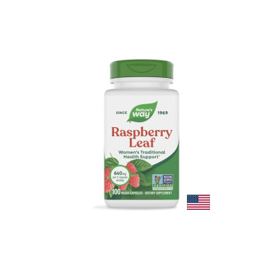 Raspberry Leaf/ Малина (лист) 450 mg x 100 капсули Nature’s Way