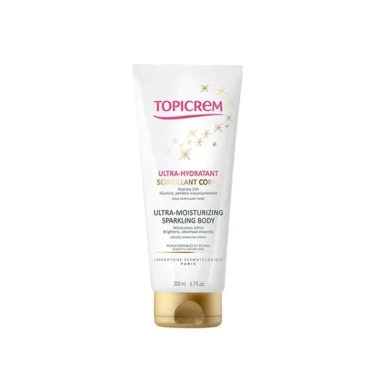 Topicrem Ultra–Moisturizing Sparkling Body Хидратираща емулсия за тяло с бляскав ефект 200