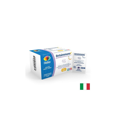 Бетаимуно C, Витамин C 1000 mg + Бета-глюкани + Астрагал, 14 сашета, Fitobios
