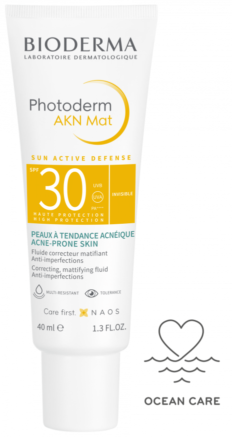 Bioderma Photoderm AKN Mat SPF30  40мл