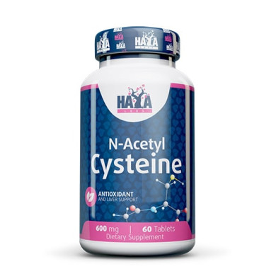 Haya Labs N-Acetyl L-Cysteine / Н-Ацетил Л-Цистеин 60 Tabs.