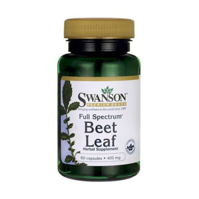 SWANSON Full Spectrum Beet Leaf 400mg. / 60 Caps