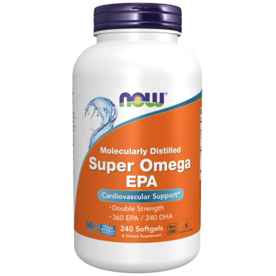Now Super Omega Epa /Омега мастни киселини 240 Дражета