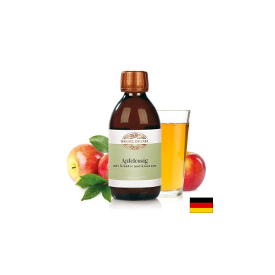 Apfelessig mit Grüntee und Kräutern / Ябълков оцет + зелен чай и билки, 250 ml. Bärbel Drexel