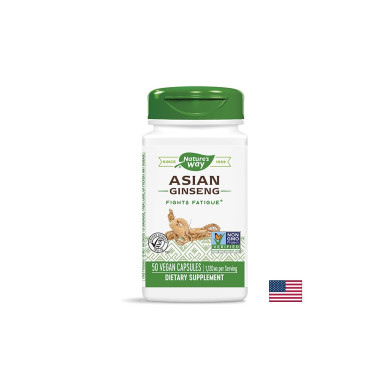 Asian Ginseng/ Женшен азиатски 560 mg х 50 капсули Nature’s Way
