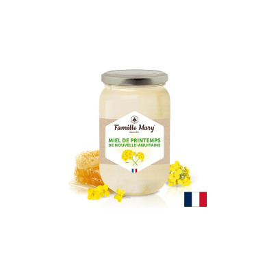 Пчелен мед от пролетни цветя от района на Нова Аквитания (Франция), 500 g