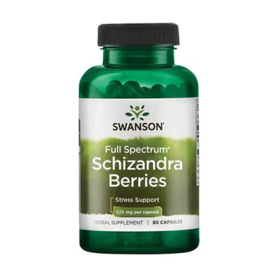 SWANSON Full Spectrum Schizandra Berries 525mg. / 90 Caps.
