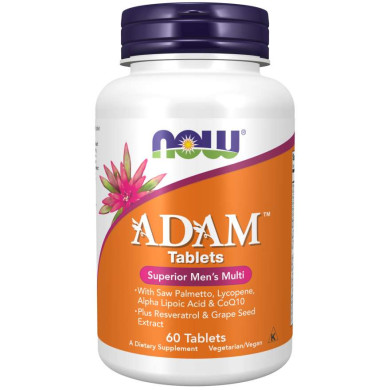 Now - Adam Men`s Vitamins / Витамини за Мъже- 60 Таблетки