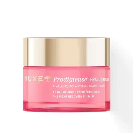 Nuxe Prodigieuse Hyalu-Boost Олио-балсам за нощна грижа 50 ml + подарък несесер