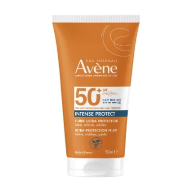Avene SUN  Intense Рrotect SPF50+ Ултра водоустойчив флуид 150 ml НОВ