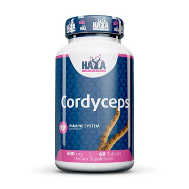 Haya Labs Cordyceps / Кордицепс 500mg / 60tabs.