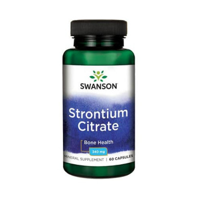 SWANSON Strontium Citrate 340mg. / 60 Caps