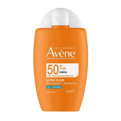 Avene Sun Oil Control Слънцезащитен ултра флуид за мазна кожа SPF50 50 мл