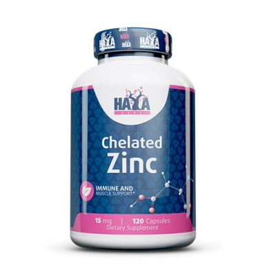 Haya Labs Zinc / Цинк 15mg. / 120 caps.