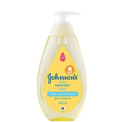 Johnsons Baby Top to toe 2в1 Детски шампоан за коса и тяло x500 мл
