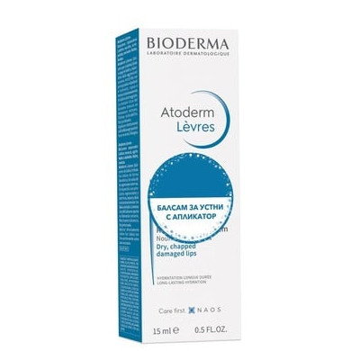 Bioderma Atoderm Baume lеvres Балсам за устни с апликатор 15 гр