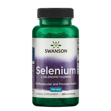 Selenium L-Selenomethionine 100mcg / 200 Caps