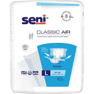 Seni Classic Air Пелени за възрастни L х10 броя