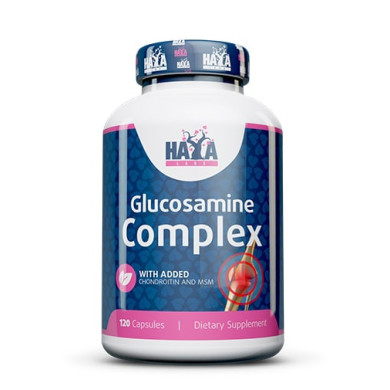 Haya Labs Glucosamine Chondroitin & MSM Complex / Глюкозамин, Хондроитин, МСМ Комплекс / 120 Caps.
