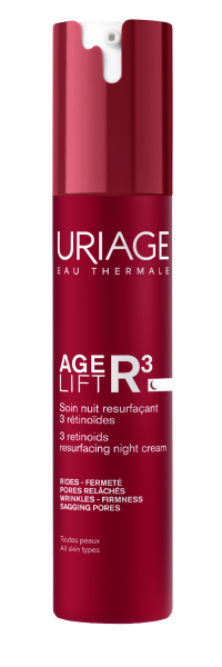 Uriage Age Lift R³ Нощен обновяващ крем 3 ретиноида 40 мл