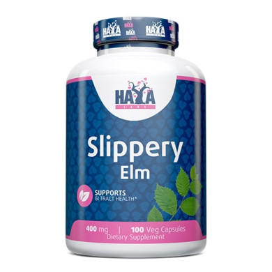 Haya Labs Slippery Elm / Екстракт от Червен бряст400mg. / 100 VCaps.