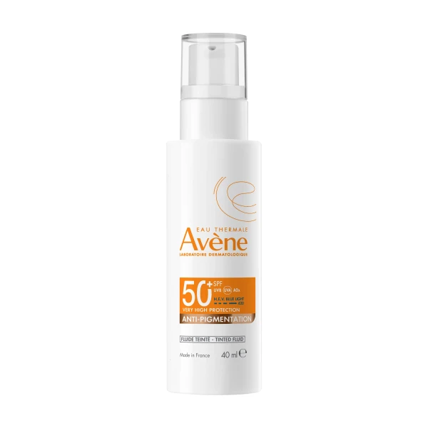 Avene Sun SPF50 Sun Тониран флуид против пигментации 40 ml + подарък чанта