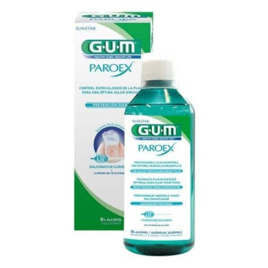 ВОДА ЗА УСТА GUM PAROEX 0,06% 500МЛ