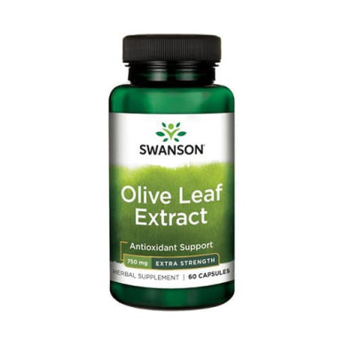 SWANSON Olive Leaf Extract - Extra Strength 750mg. / 60 Caps